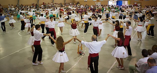 En el marc de la Festa Major, Vilanova va celebrar el Concurs de Colles.