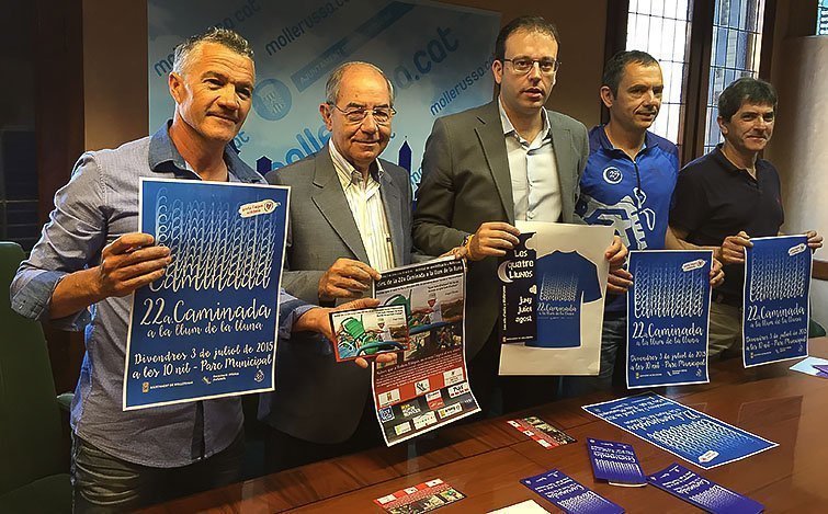 Marc Solsona i Josep M. Pujol presenten la Caminada solidària