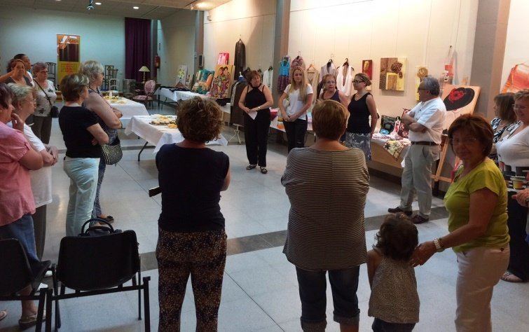Inauguració exposició Dones la Rosada (30-06-2015)