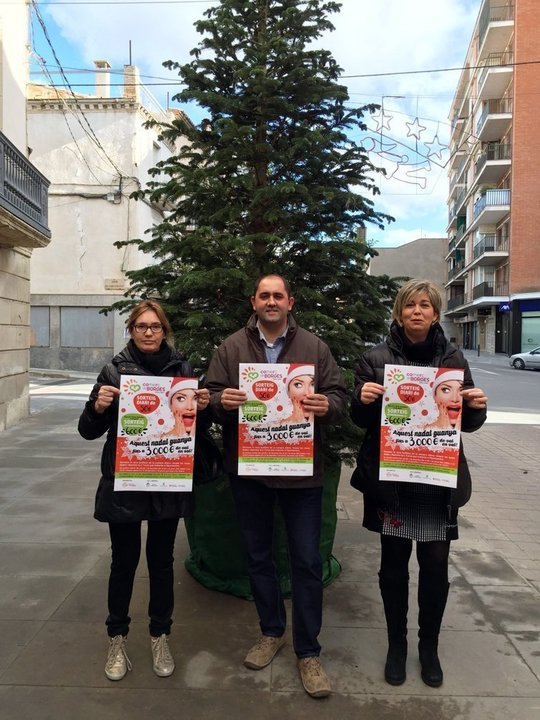 <p>Presentació de la campanya de Nadal 2015 dels comerços de les Borges</p>