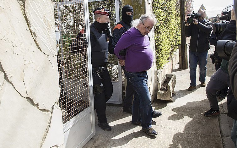 Un dels detinguts en el marc de l'operació Maduixot al Poal