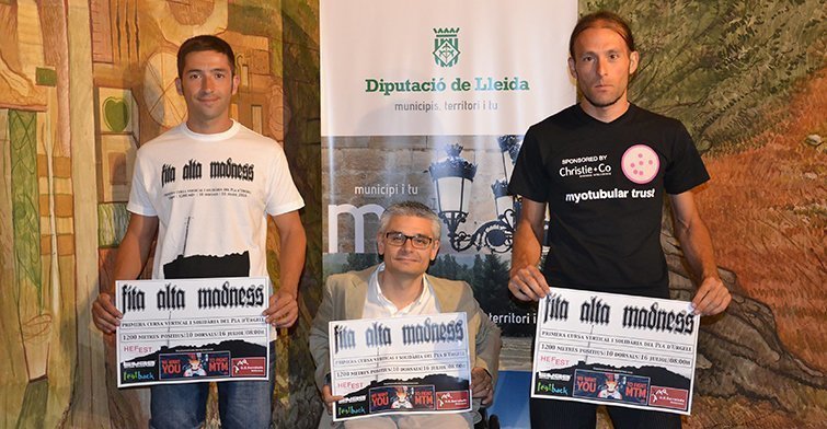 Jordi Latorre,Jordi Balagué i Lluís Rosselló, presenten la cursa Fita Alta Madness