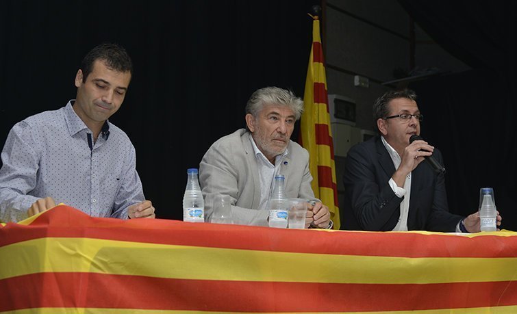 Daniel Garcia. Josep A. Pérez i Joan Talarn pregó de Festa Major dels Arcs