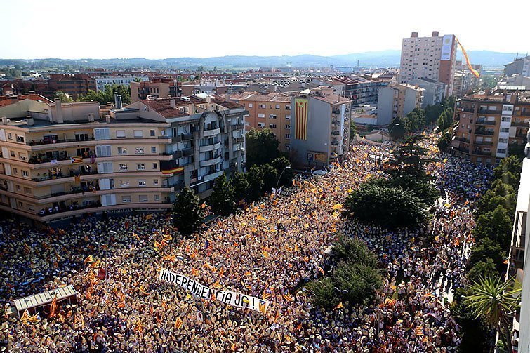 Manifestacions de l'11 de Setembre a Barcelona