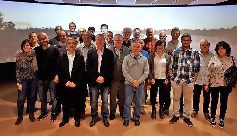 Participants en la vuitena Jormada d'Estudis del Pla d'Urgell