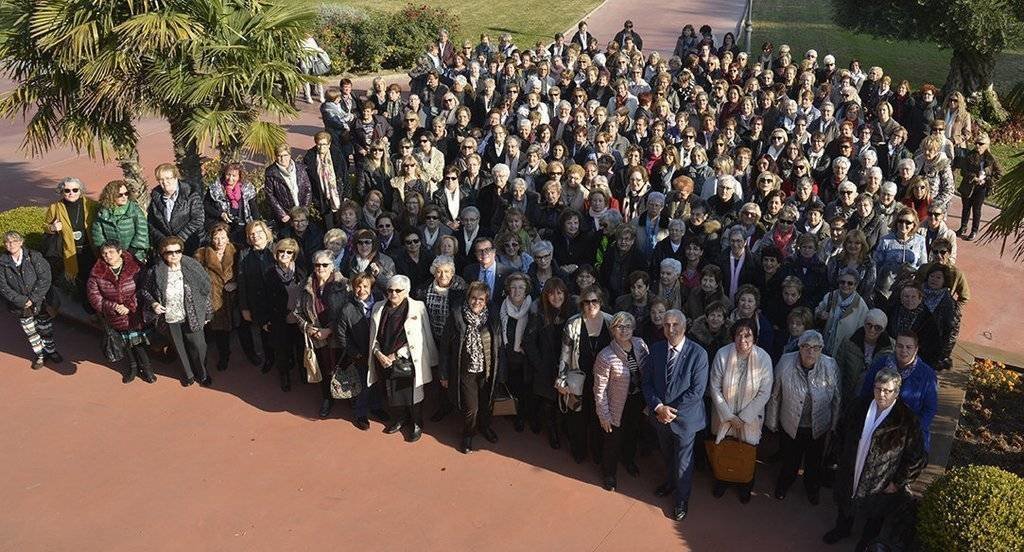 Imatge de les participants en l'aniversari de les Dones del Pou de l'Or de Bellvís