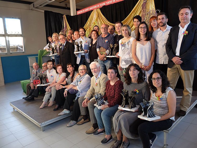 Els participants en l&#39;edició 2017 del Concurs de teatre de Tèrrega
