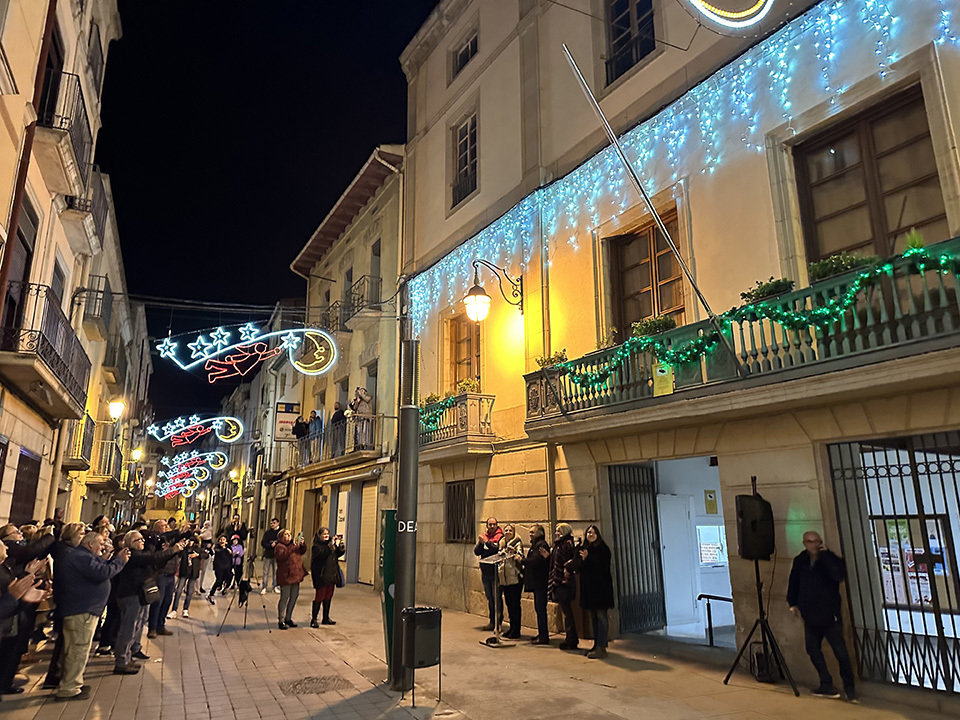 Encesa de l'enllumenat de Nadal a les Borges Blanques - Foto: Ajuntament de les Borges