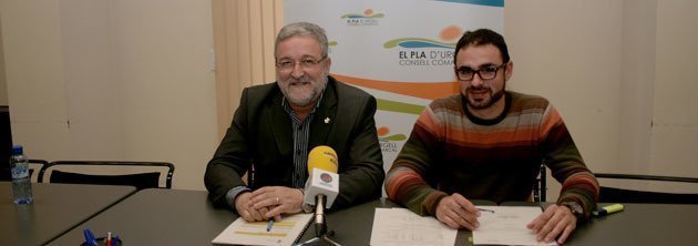 El president Francesc Fabregat, i el tècnic Ramón Montserrat.