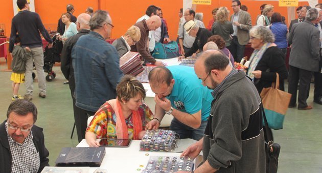 Durant la jornada s'ha rebut una bona afluència de visitants aficionats al sector del col·leccionisme