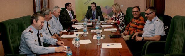 L'alcalde Marc Solsona va presidir la Junta de Seguretat.