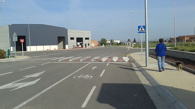 Imatge del polígon industrial del Plau on es va produir el robatori. Imatge del polígon industrial del Plau on es va produir el robatori.