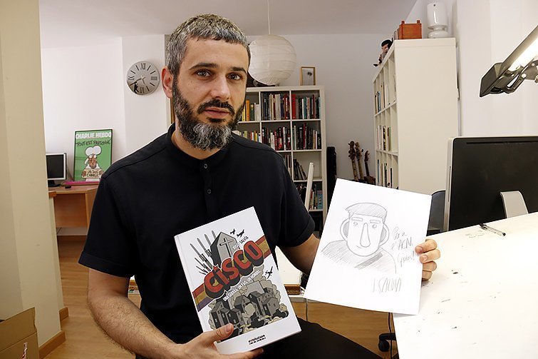 Josep Salvia i el còmic Cisco-una guerra, un país, un hombre