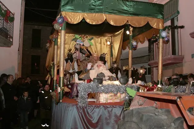 Cavalcada de la nit de Reis a Fondarella.