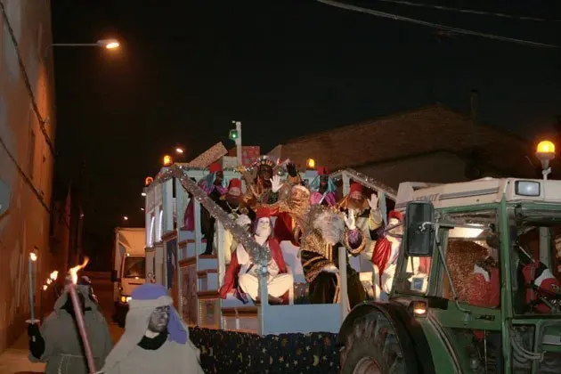 Cavalcada de la nit de Reis a Sidamon.