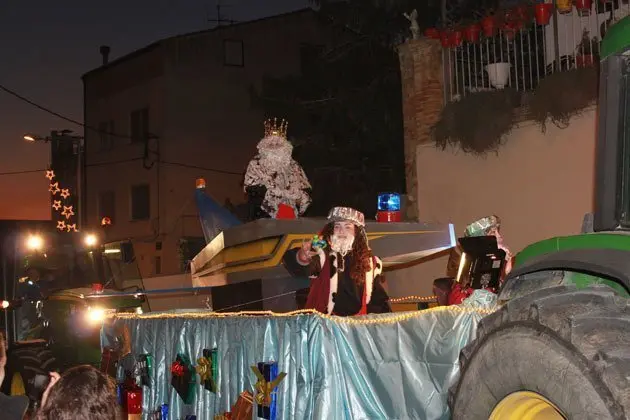 Cavalcada de la nit de Reis a Golmés.