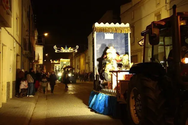Cavalcada de la nit de Reis a Ivars d'Urgell.