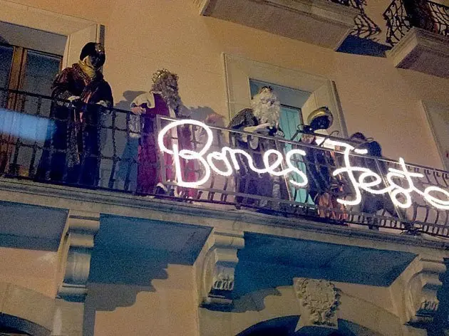 Cavalcada de la nit de Reis a Palau d'Anglesola.