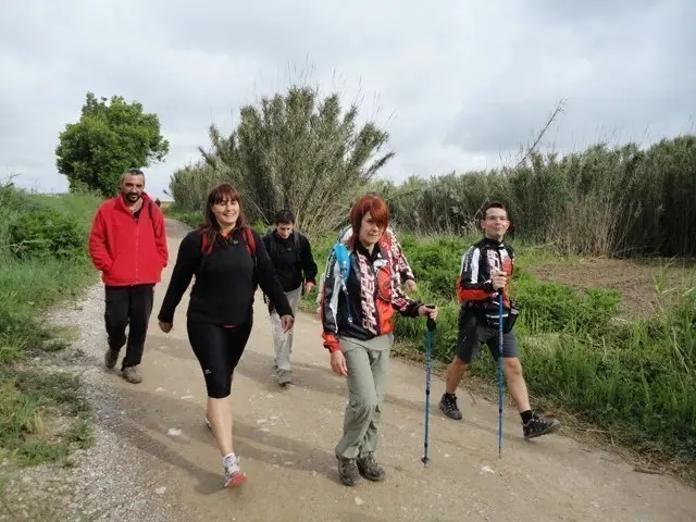 Algunes de les persones explicaven la seva experiència personal fent al camí de Santiago