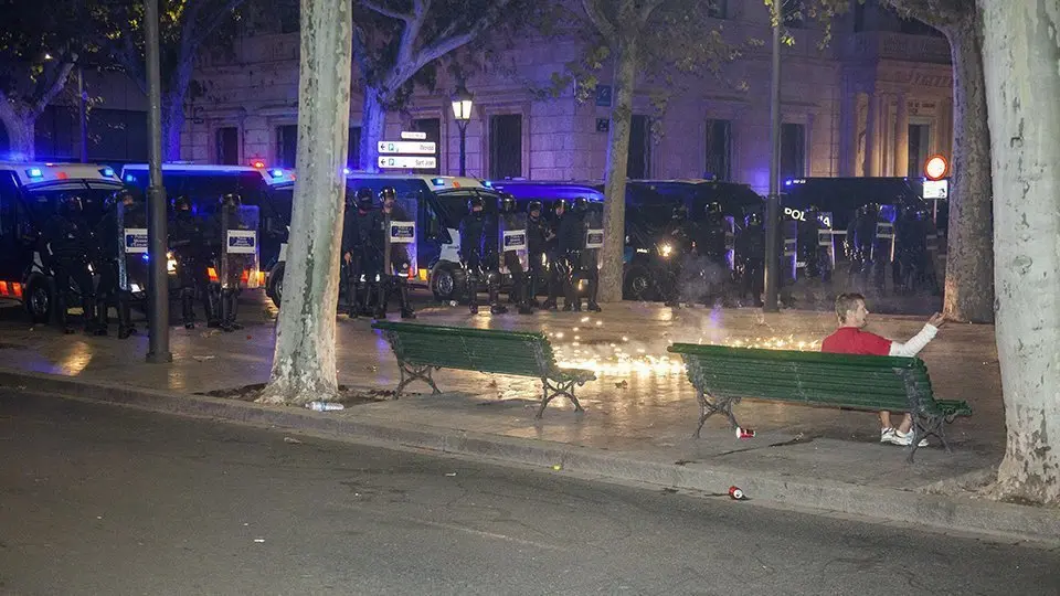 Aldarulls en la vaga del 18 d'octubre (2)