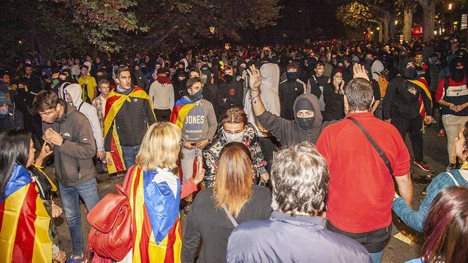Aldarulls en la vaga del 18 d'octubre (5)