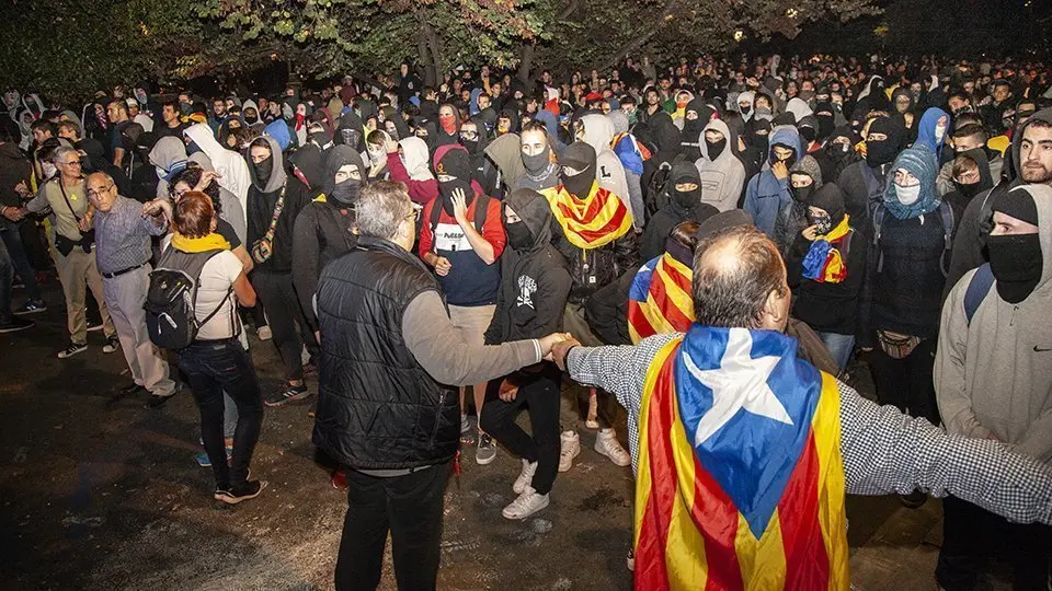 Aldarulls en la vaga del 18 d'octubre (11)