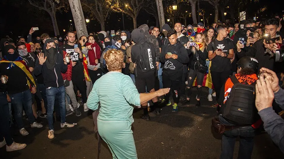 Aldarulls en la vaga del 18 d'octubre (14)