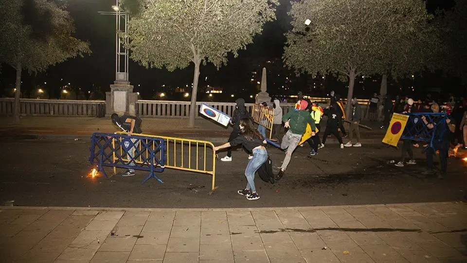 Aldarulls en la vaga del 18 d'octubre (16)