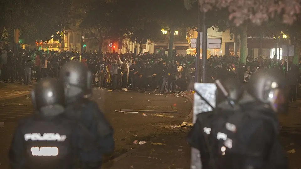 Aldarulls en la vaga del 18 d'octubre (21)