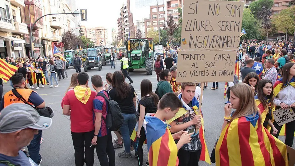 Vaga multitudinària a Lleida (3)