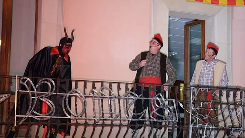 La cavalcada dels Reis al palau d'Anglesola 1