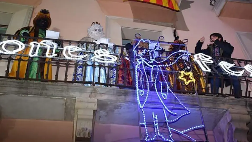 La cavalcada dels Reis al palau d'Anglesola 6