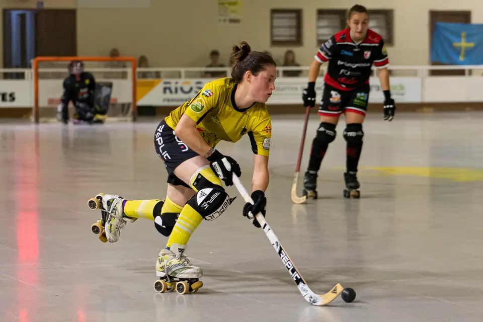 El Club Patí Vila-sana es fa amb el segon lloc de la lliga regular amb el triomf 4-2 contra el Telecable H.C. a l'OK Lliga - Foto: © Jordi Vinuesa
