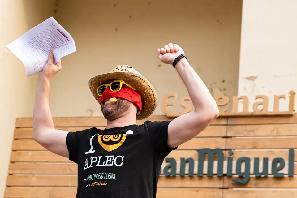 El Sr. Postu al 42è Aplec del Caragol - Foto Jordi Vinuesa