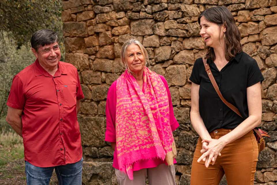 En 'Llanga', obra de Josep Vallverdú, protagonitza la 12a Vinya dels Artistes del Celler Mas Blanch i Jové - Foto: Jordi Vinuesa