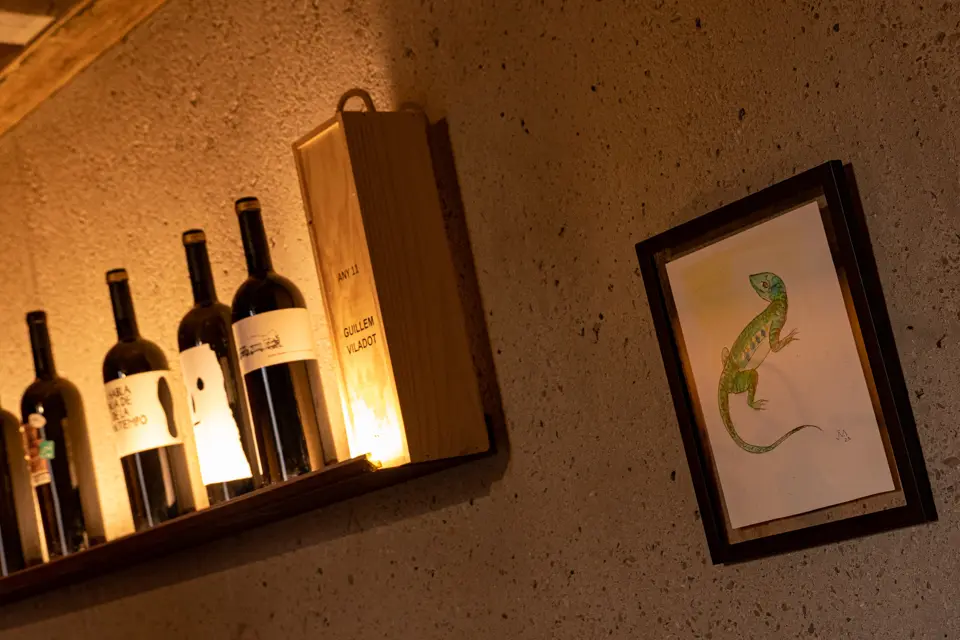 En 'Llanga', obra de Josep Vallverdú, protagonitza la 12a Vinya dels Artistes del Celler Mas Blanch i Jové - Foto: Jordi Vinuesa