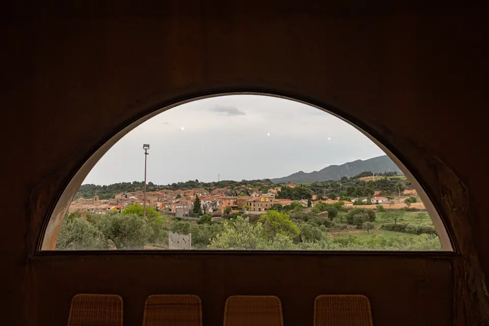 En 'Llanga', obra de Josep Vallverdú, protagonitza la 12a Vinya dels Artistes del Celler Mas Blanch i Jové - Foto: Jordi Vinuesa