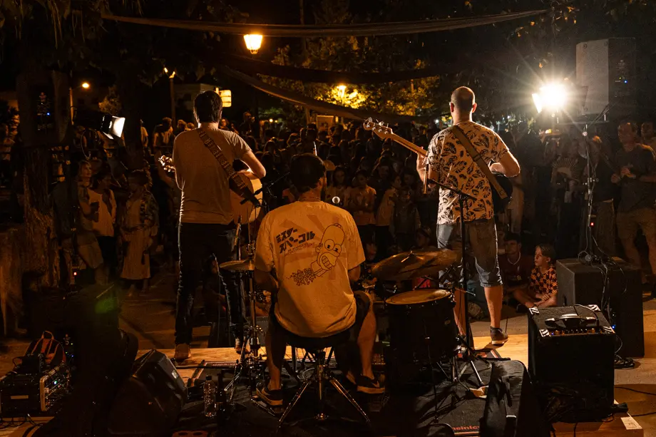 Concert de Pascual i els desnatats la nit abans del Mercat Medieval de Guimerà - Foto: Jordi Vinuesa