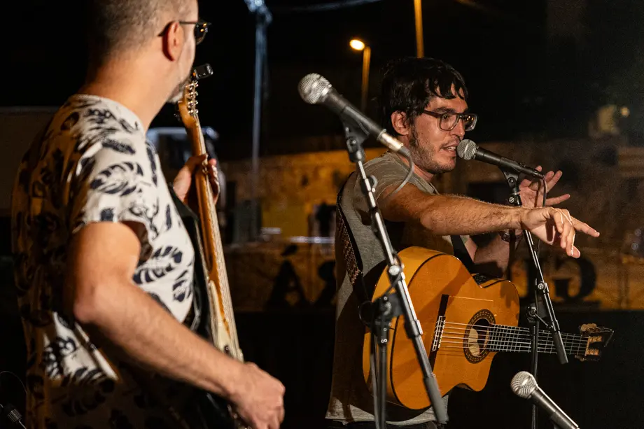 Concert de Pascual i els desnatats la nit abans del Mercat Medieval de Guimerà - Foto: Jordi Vinuesa