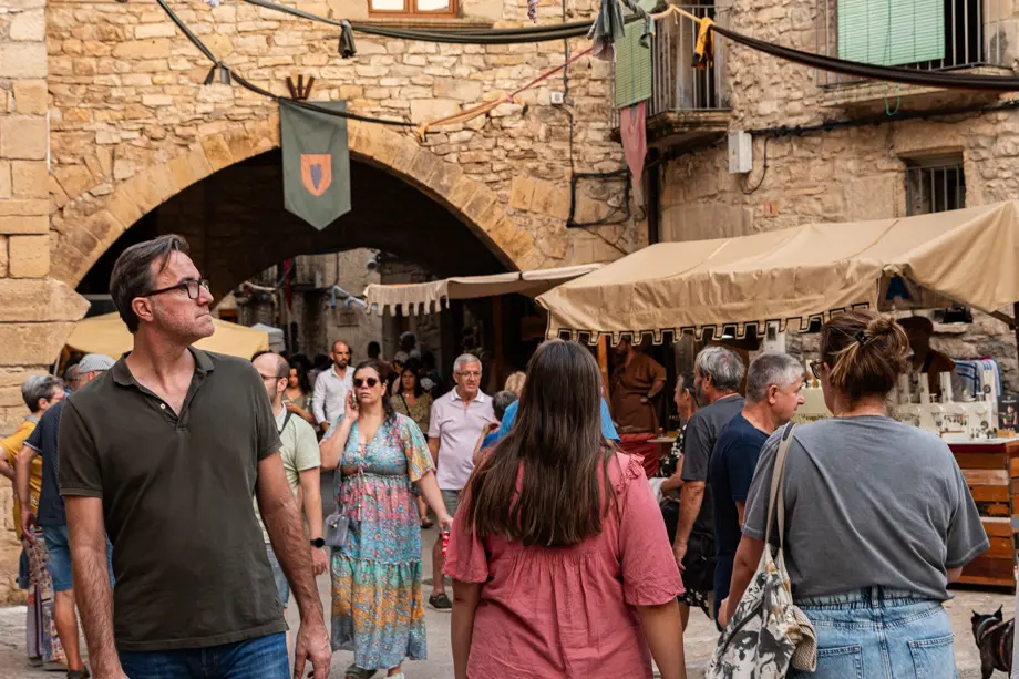 Ambient durant el 28è Mercat Medieval de Guimerà - Foto: Jordi Vinuesa