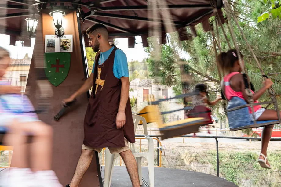 Una de les atraccions del 28è Mercat Medieval de Guimerà - Foto: Jordi Vinuesa
