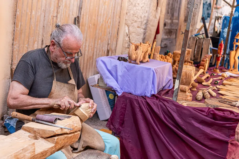 Artesans del 28è Mercat Medieval de Guimerà - Foto: Jordi Vinuesa