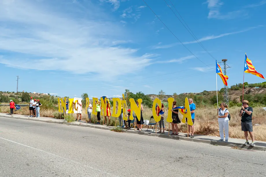 La quarta etapa de La Vuelta al seu pas per Tàrrega - Foto: Jordi Vinuesa
