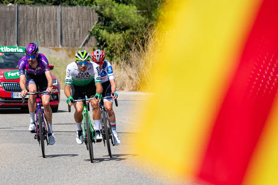 La quarta etapa de La Vuelta al seu pas per Tàrrega - Foto: Jordi Vinuesa