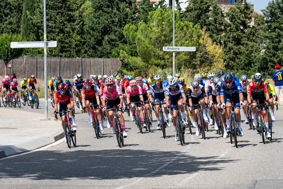 La quarta etapa de La Vuelta al seu pas per Tàrrega - Foto: Jordi Vinuesa