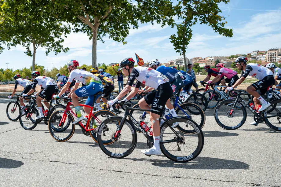 La quarta etapa de La Vuelta al seu pas per Tàrrega - Foto: Jordi Vinuesa