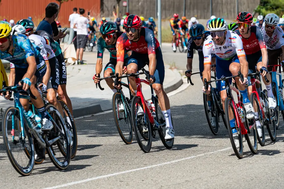 La quarta etapa de La Vuelta al seu pas per Tàrrega - Foto: Jordi Vinuesa