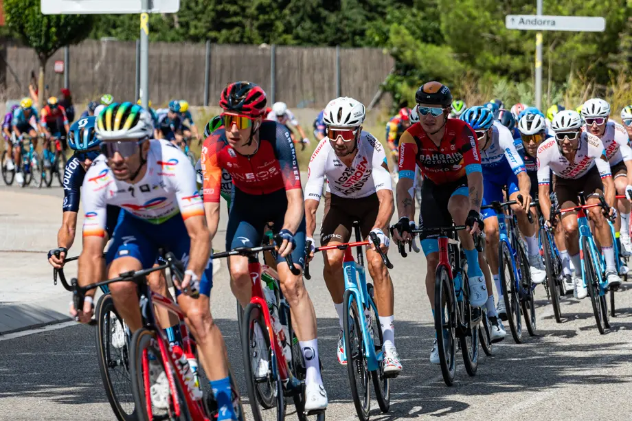La quarta etapa de La Vuelta al seu pas per Tàrrega - Foto: Jordi Vinuesa