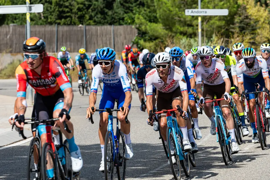 La quarta etapa de La Vuelta al seu pas per Tàrrega - Foto: Jordi Vinuesa