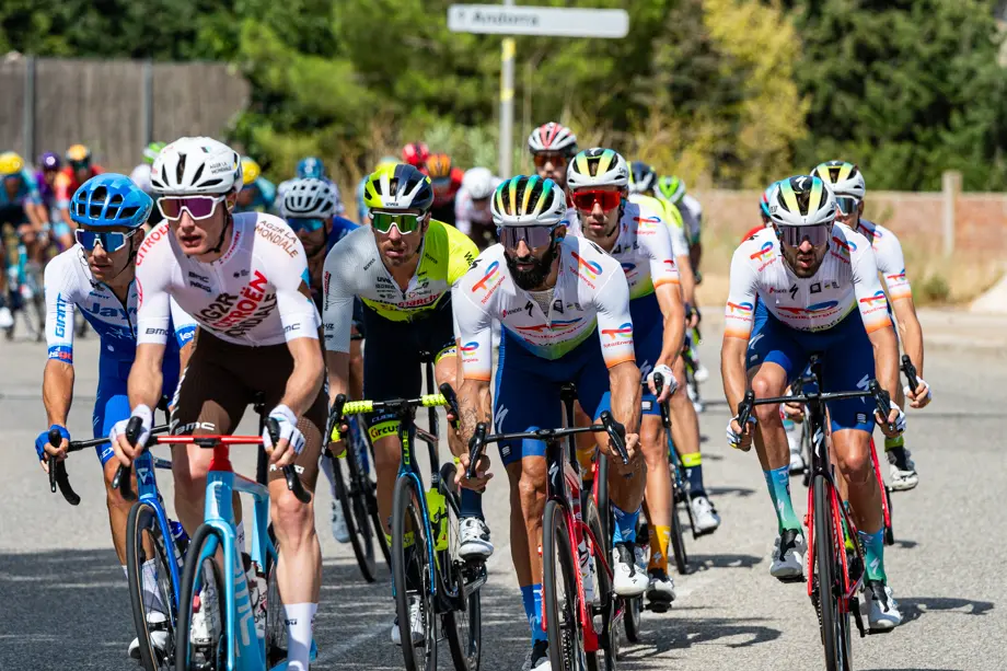 La quarta etapa de La Vuelta al seu pas per Tàrrega - Foto: Jordi Vinuesa